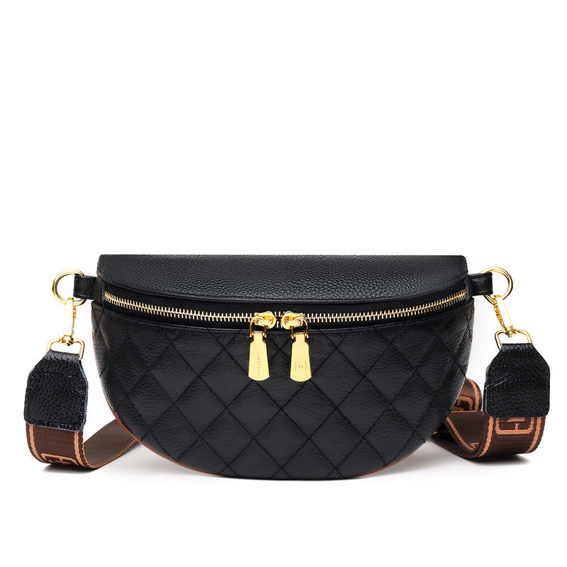Dame moderigtig, enkel rhombus-crossbody-taske