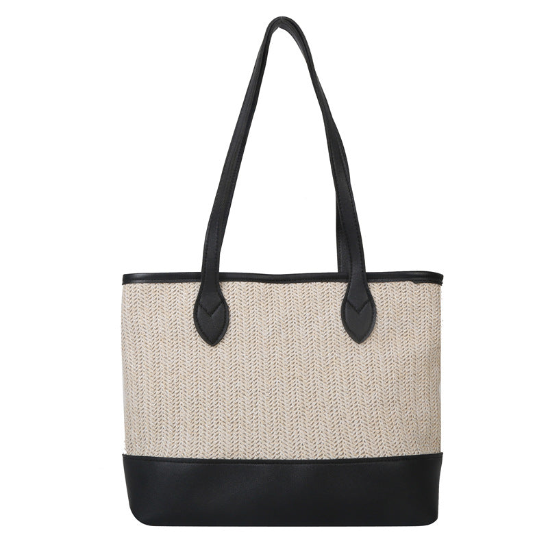 Large And Minimalist Storage Bag For Women's Shoulder