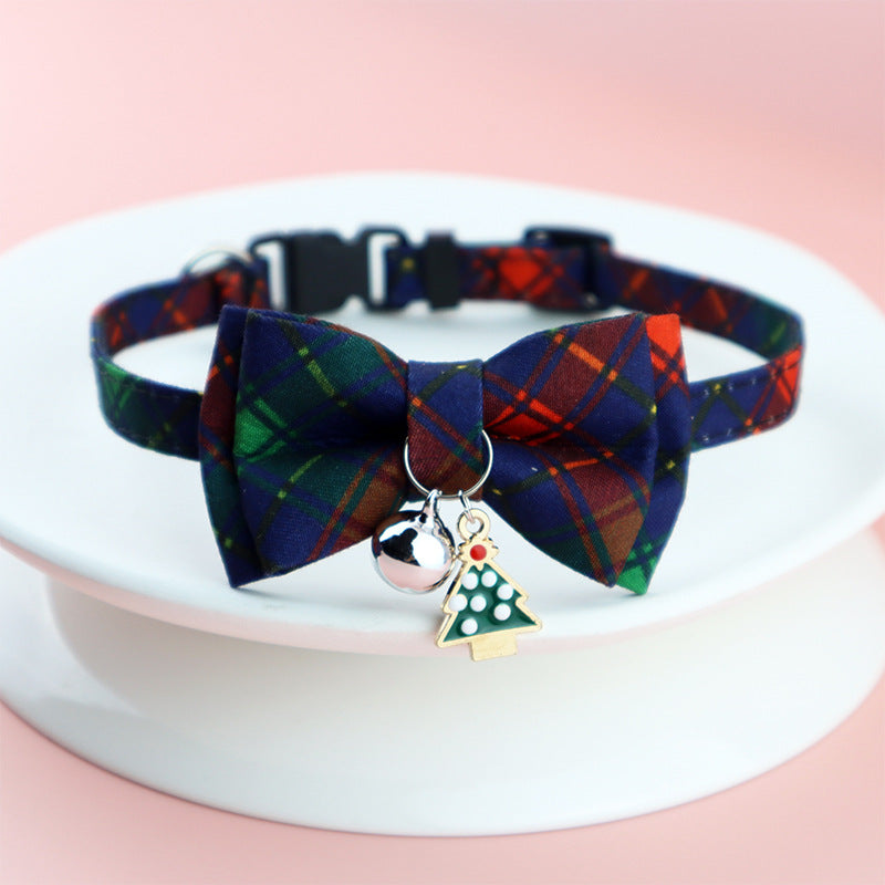 Clang Bow Tie Christmas Fashion Pet Collar