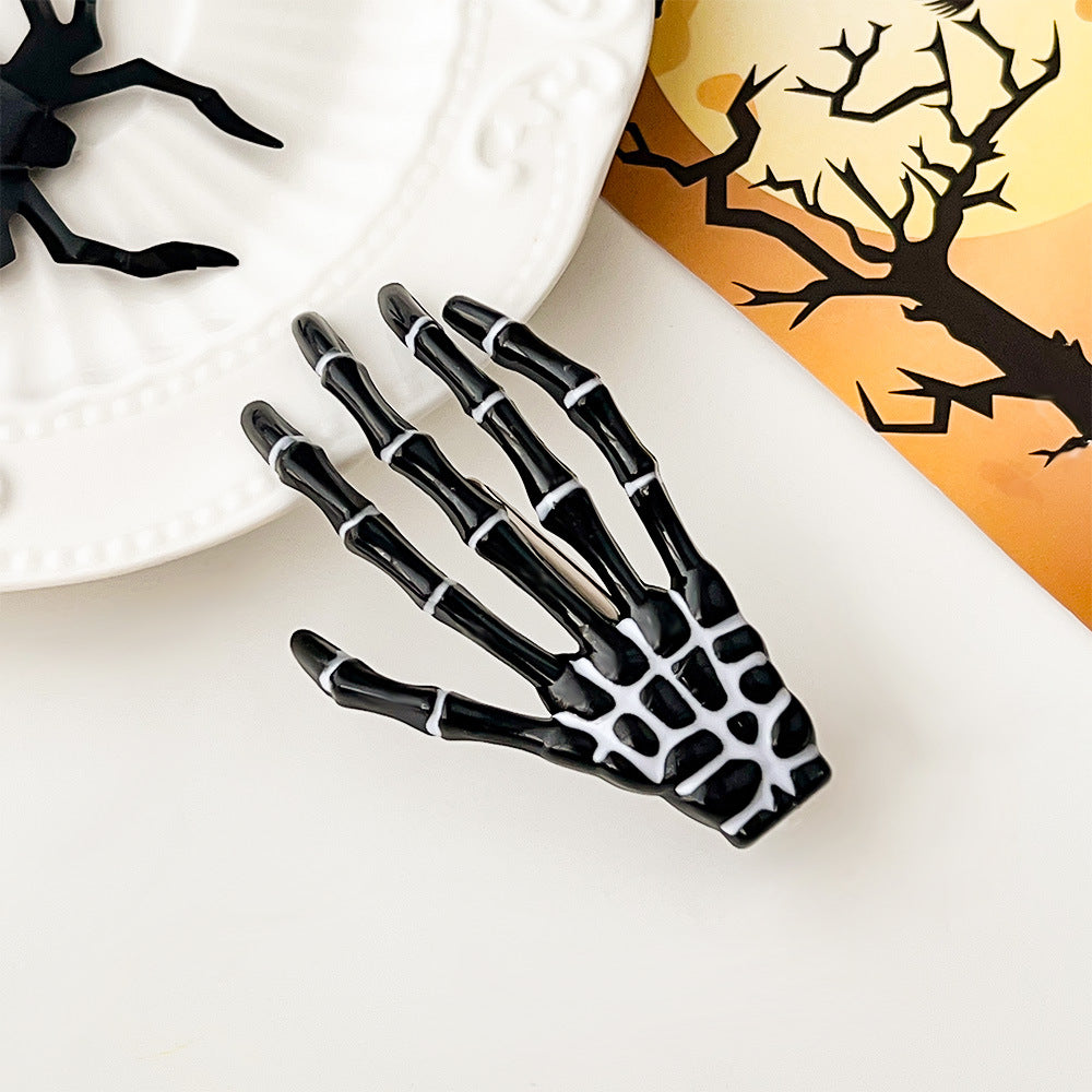Halloween Skull Harajuku Hand Bone Hair Clip