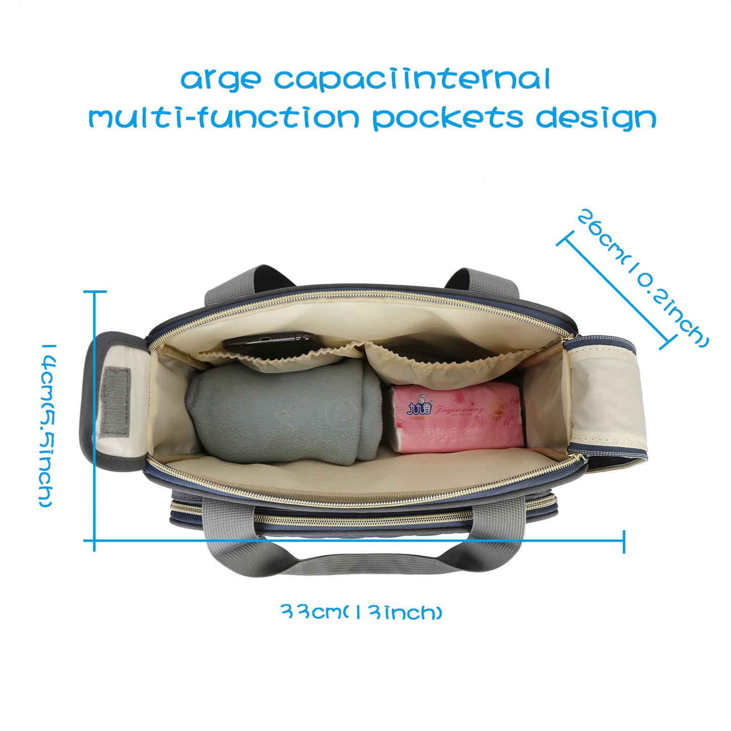 Fashion Large Capacity Waterproof Shoulder Crossbody Bag