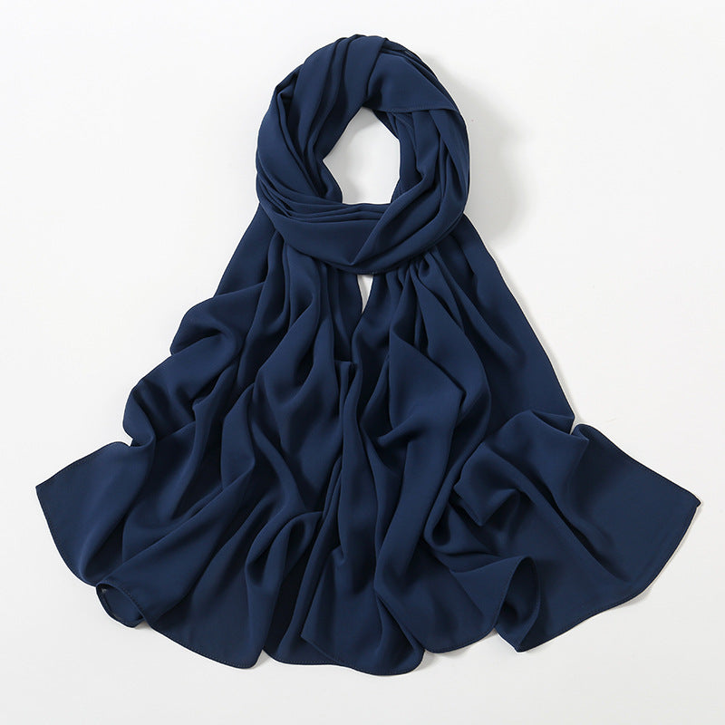 Corner Cathetus All-match Chiffon Headcloth