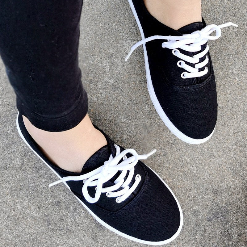 Womens Canvas Sneakerstrack Shoes