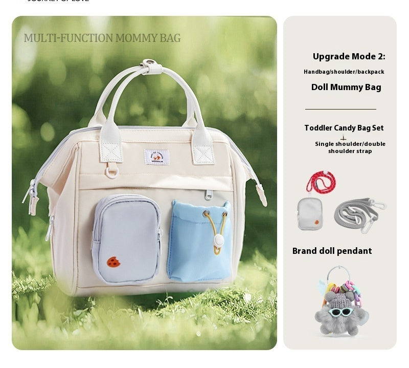 Multifunctional Shoulders And One Shoulder Portable Large Capacity Mother And Baby Go Out Baby Bag