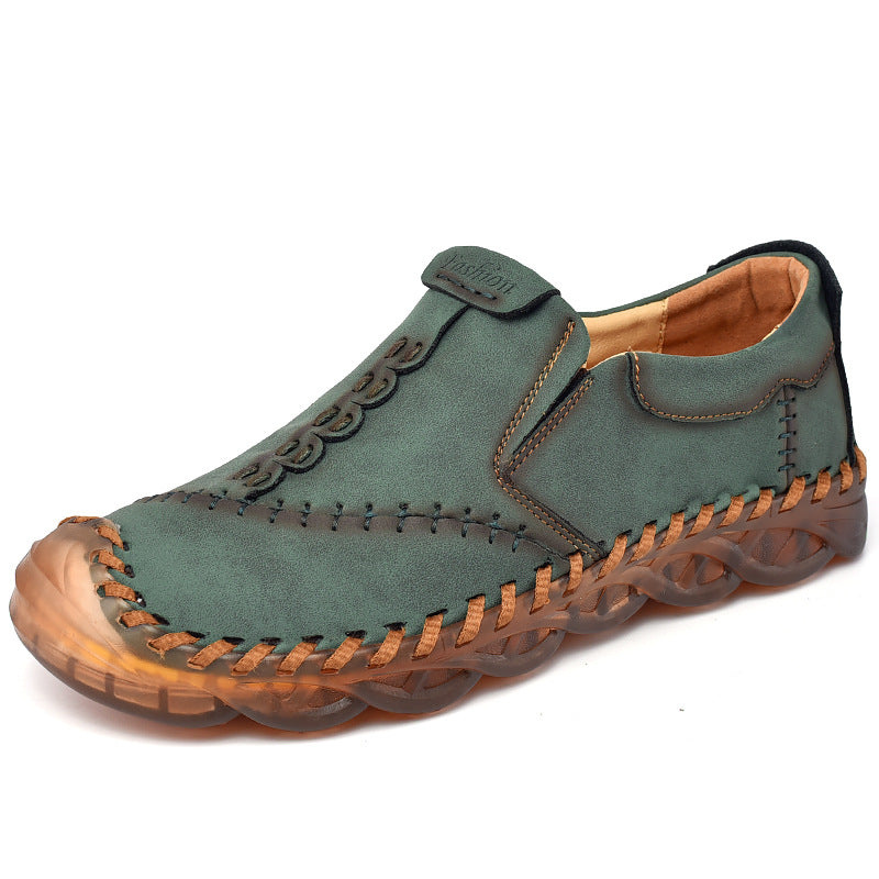 Men's Handmade Casual Breathable Leather Shoes