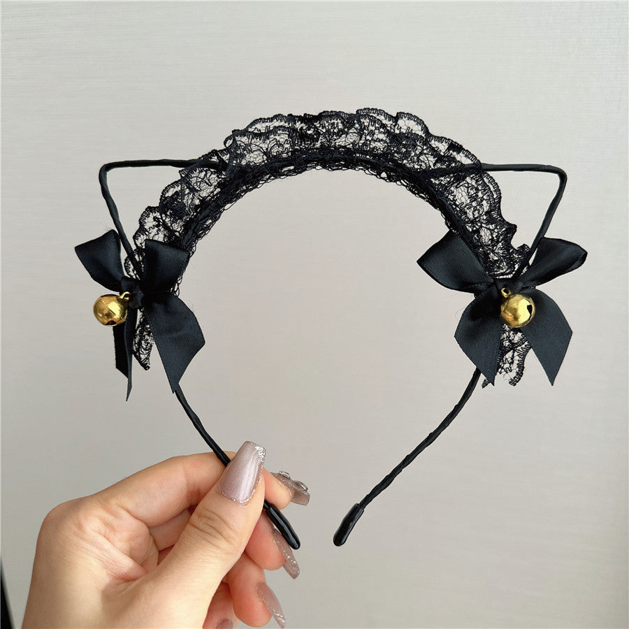 Ladies' Temperament Lace High-end Cat Ear Hair Accessory