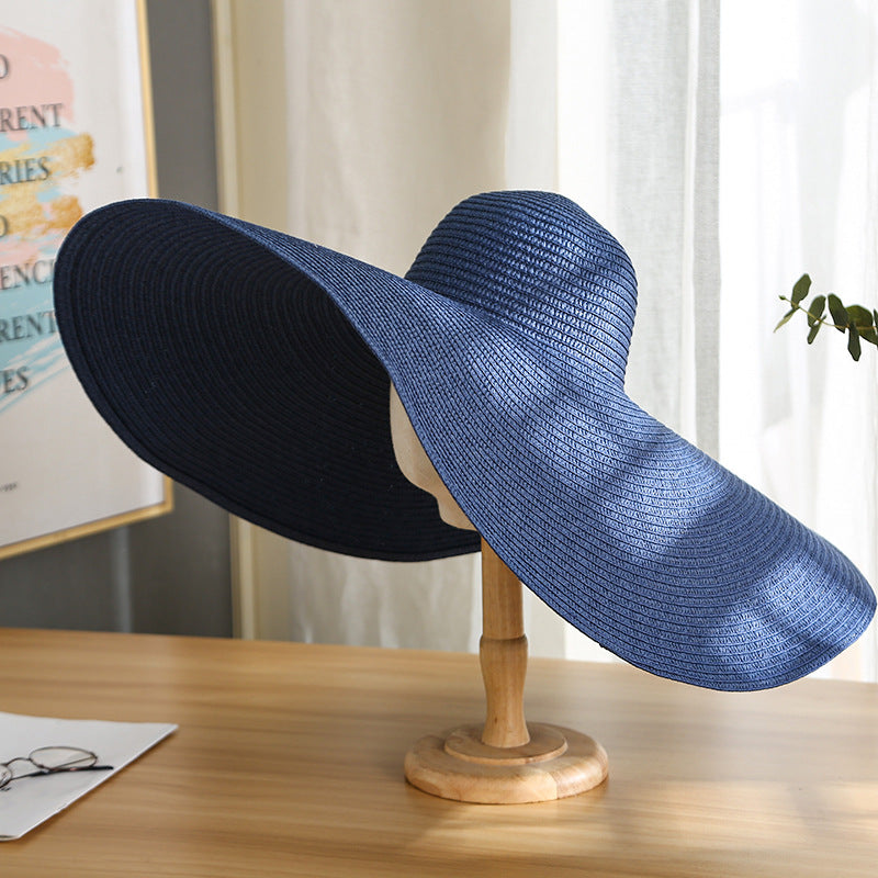Women's Casual Large Brim Light Board Sunshade Hat