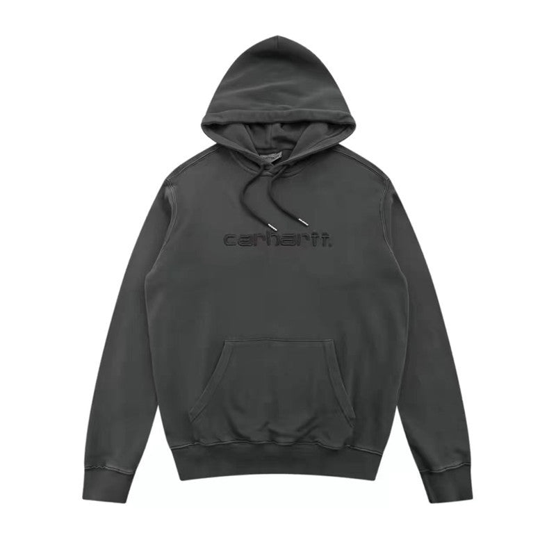 Classic Models Of Letters Embroidered Men And Women Loose Couples Hooded Sweatshirt Hoodie