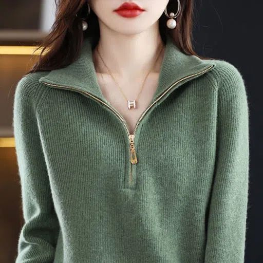 Loose-fitting Versatile And Figure-flattering Sweater For Women