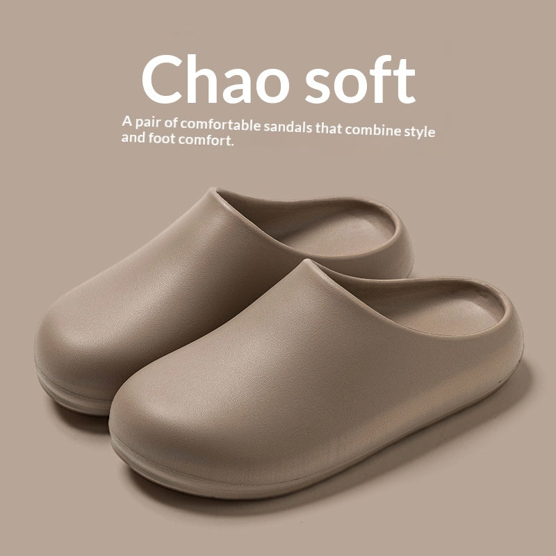Womens EVA Slippers With A Non-slip Waterproof And Oil-resistant Outer Layer For Outdoor Wear