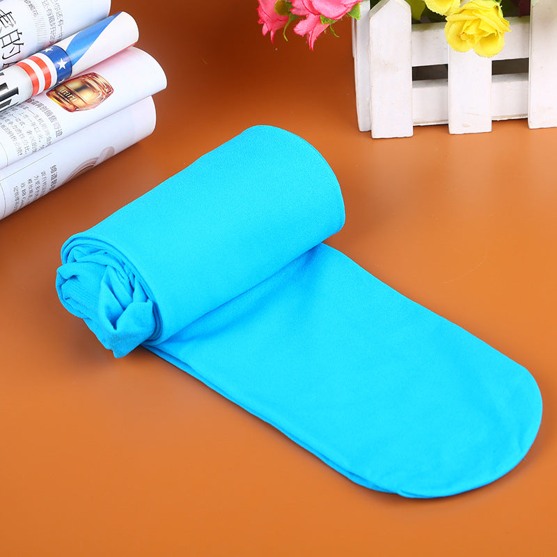 Velvet Color Pantyhose, Large Stretch, Large Size Base Socks