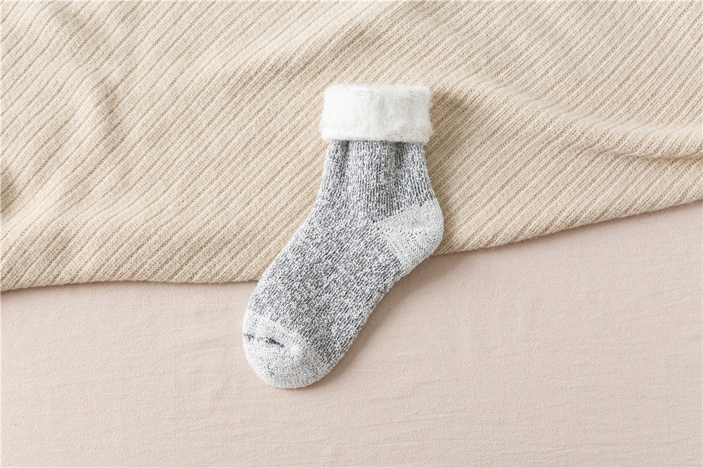 Cashmere sne-sokker til mænd i retro-stil til ældre og midaldrende