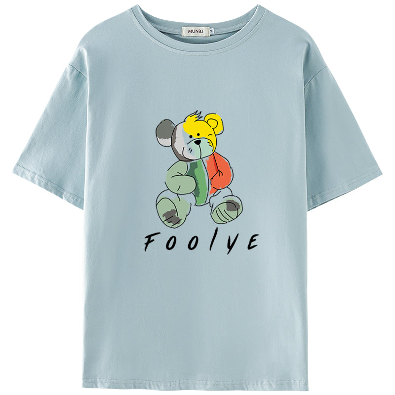 Women's Summer New Casual Cotton Printed T-shirt