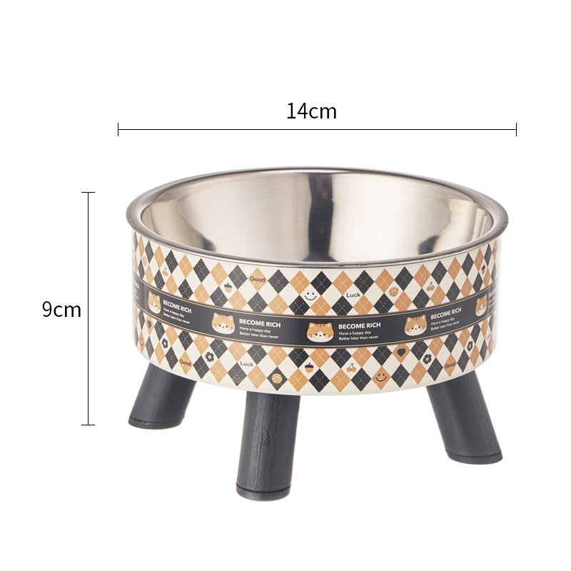 Cat Neck Protection Pet Anti-tumble Cat Bowl