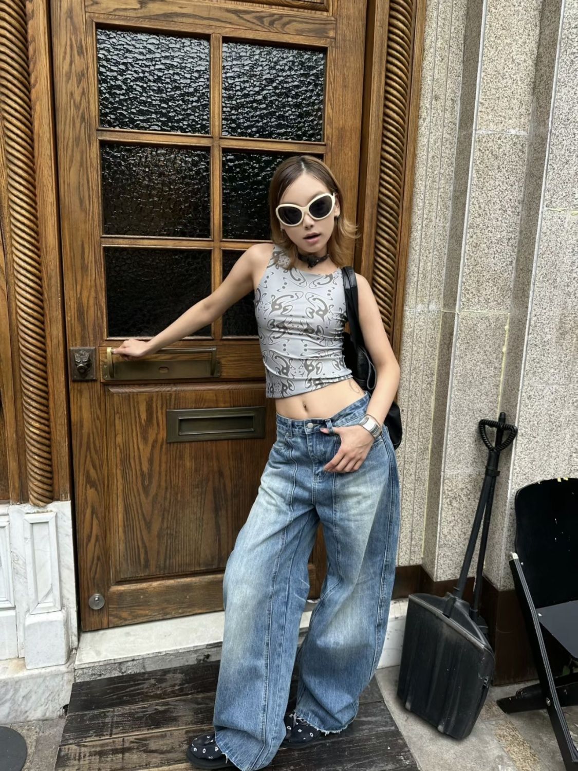 High Waist Slimming Casual Straight Pants