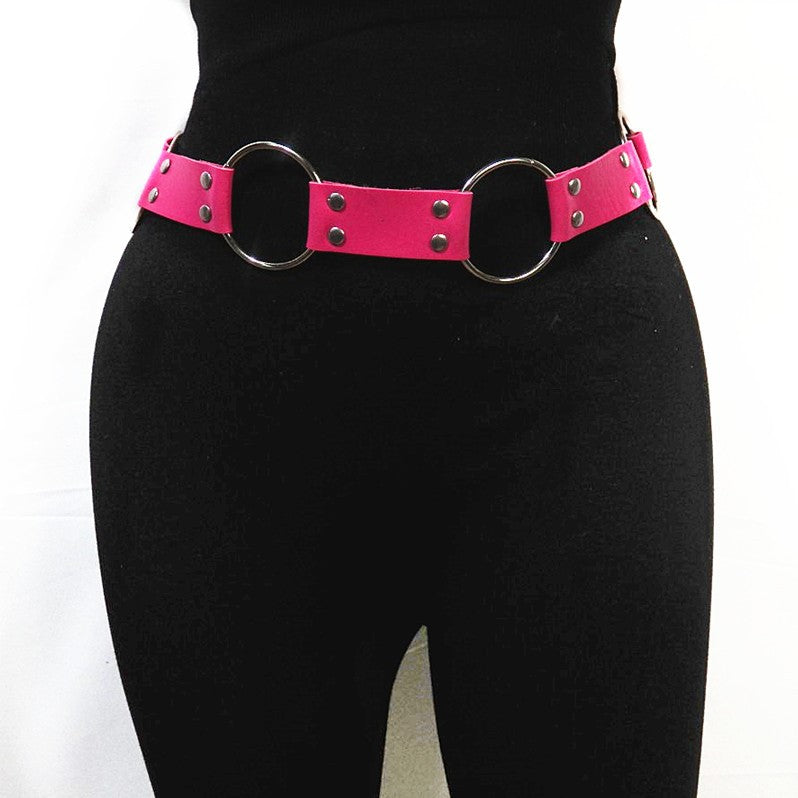 Punk Style Concave Shape Waist Chain Fire