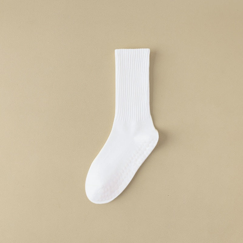 Women's Pilates Mid-calf Silicone Non-slip Yoga Socks