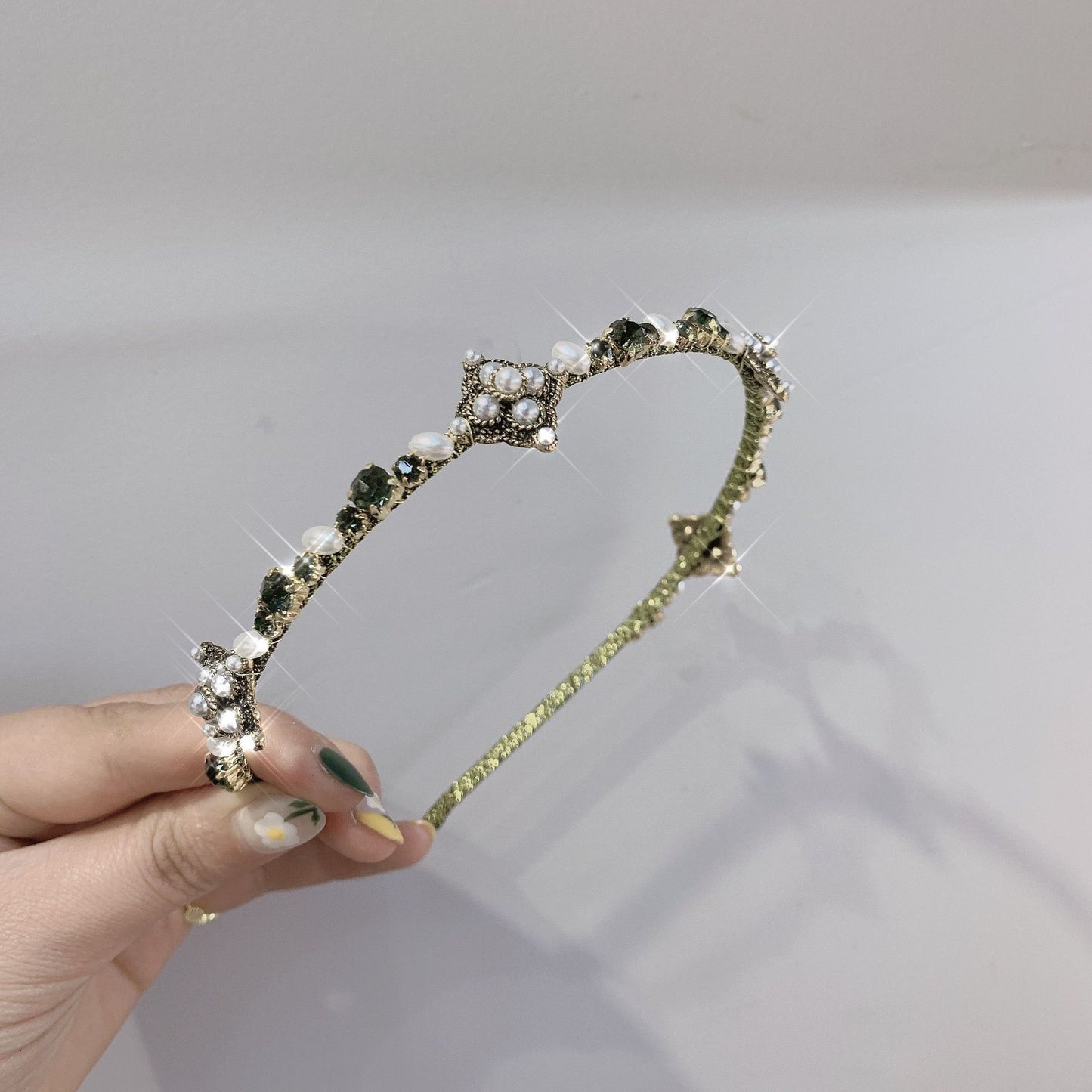 Vintage Full Diamond Crystal Sweet Hair Band