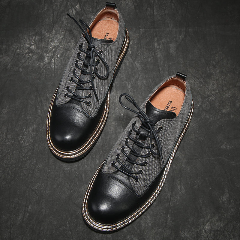 Casual Leather British Style Retro All-match Small Leather Shoes