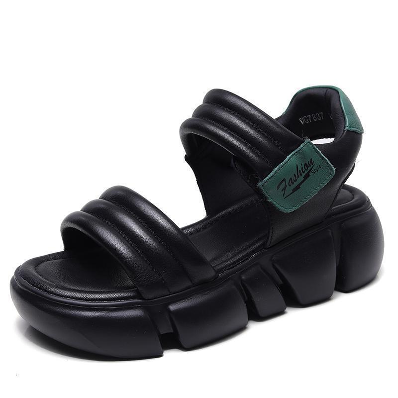 Open Toe All-Match Platform Non-slip Sandals Height Increasing Wedge