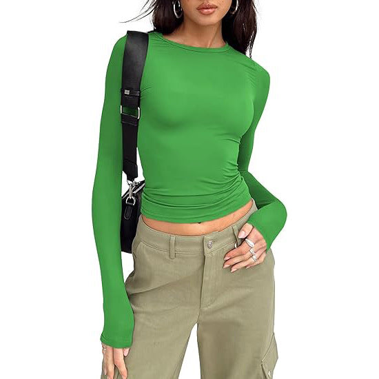 Women's Base-layer Round-neck Long-sleeve Top