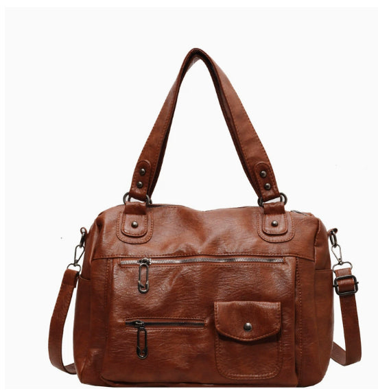 Fashion Retro Large-capacity Crossbody Bag