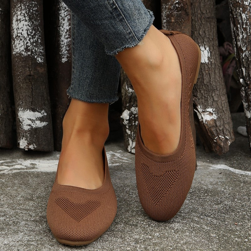 Low-cut Women's Comfortable Round Toe Flat Shoes