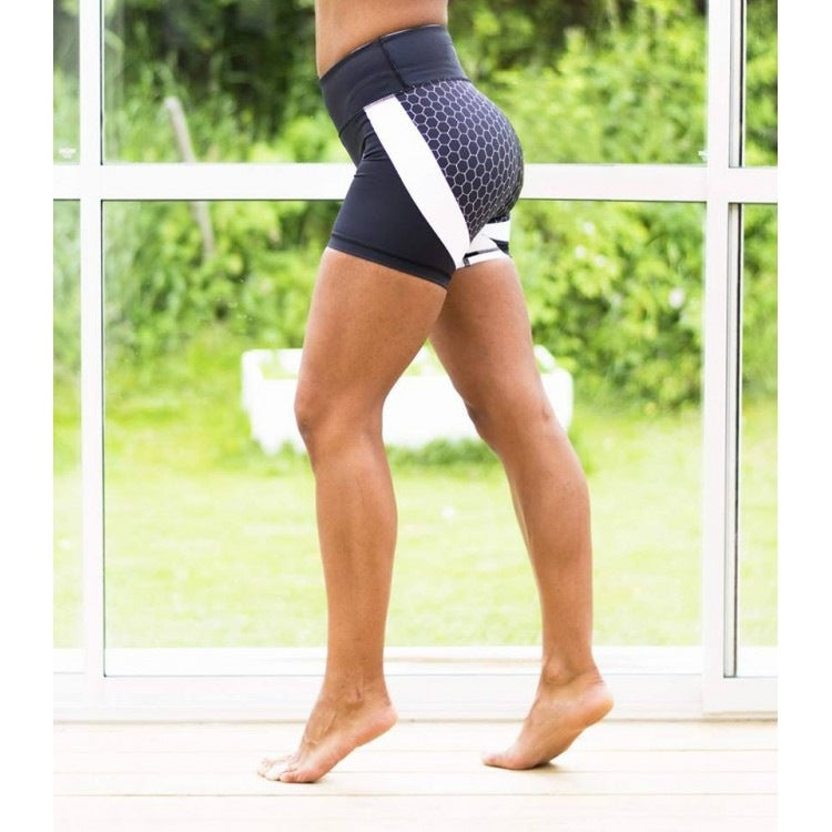 Casual Women's Printed Hip High Waist Sports Shorts