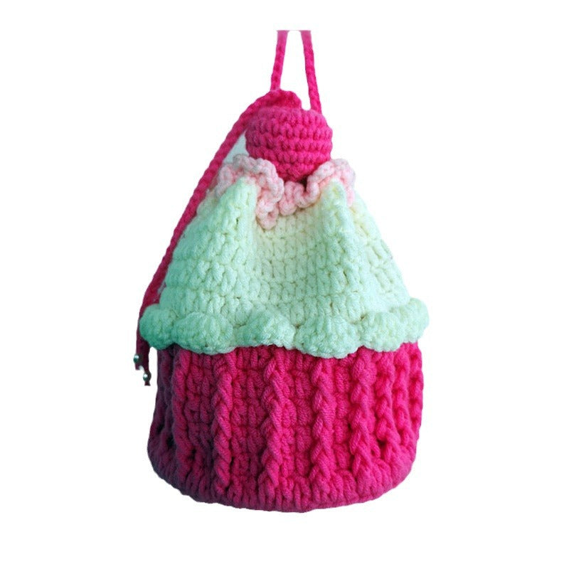 Women's Hand-woven Fashion Personality Drawstring Bag