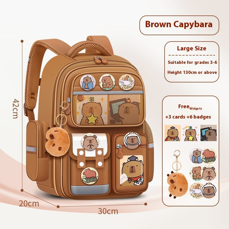 Children's Burden Reduction Large-capacity Backpack Multifunctional Spine Protection