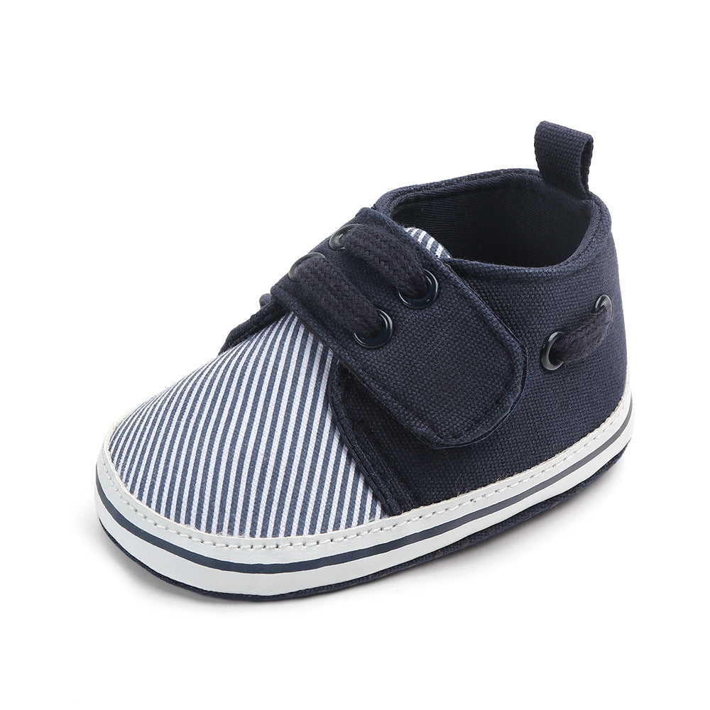 Year Old Velcro Plaid Soft Bottom Comfortable Non Slip Baby Shoes Baby Toddler Shoes Factory Direct Sales 2070