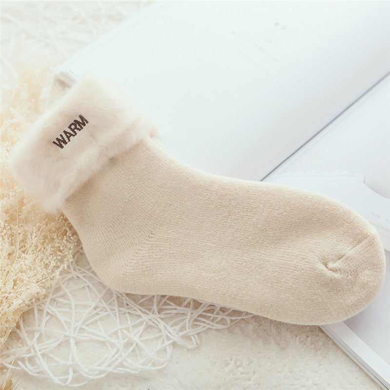 Velvet Thickening Socks Children's Warm Snow