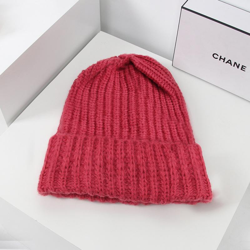 Women's Huge Wool Knitted Hat With Big Circumference
