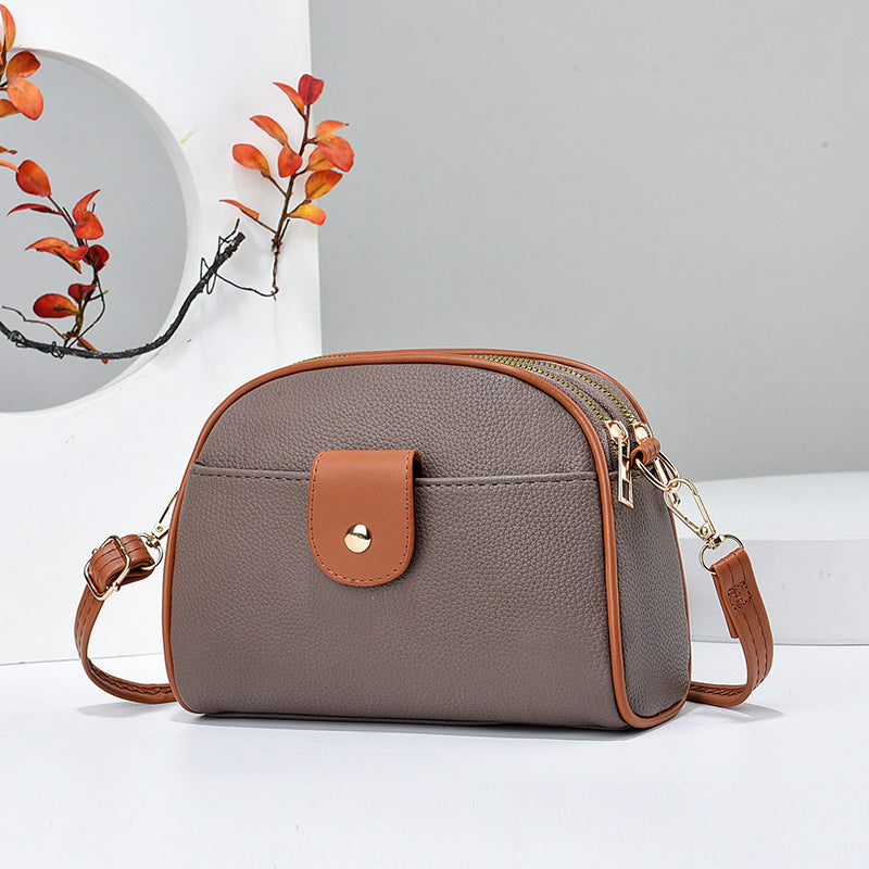 Women's One Shoulder Crossbody Texture Exquisite And Practical Stylish Bag