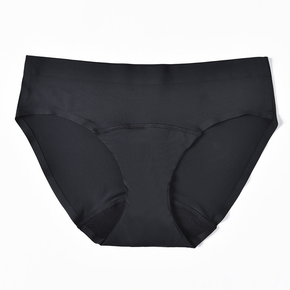 Women's Fashion Casual Seamless Ice Silk Physiological Underwear