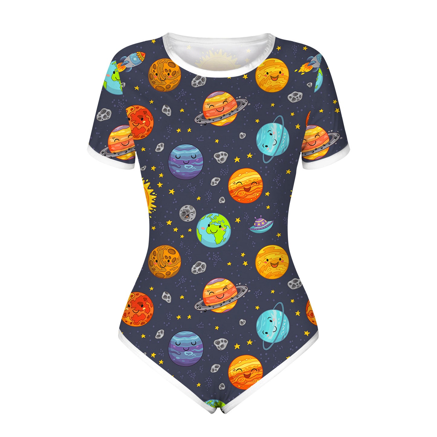 Women's Slim-fit Short-sleeved Jumpsuit Popular Fashion