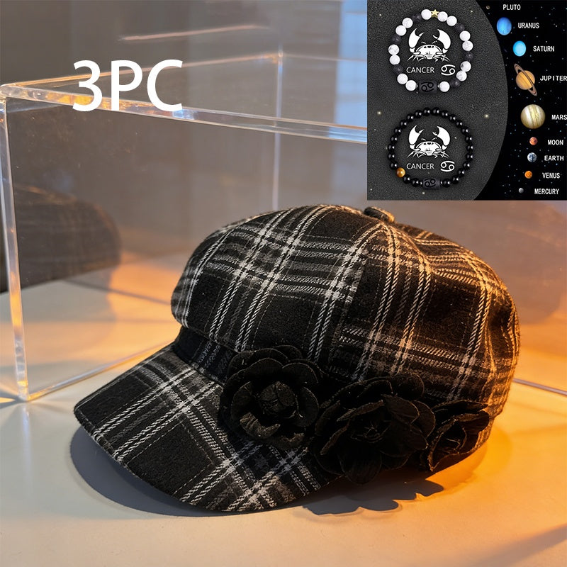 British-style Casual Painter Hat That Is Versatile And Can Show Off Your Face