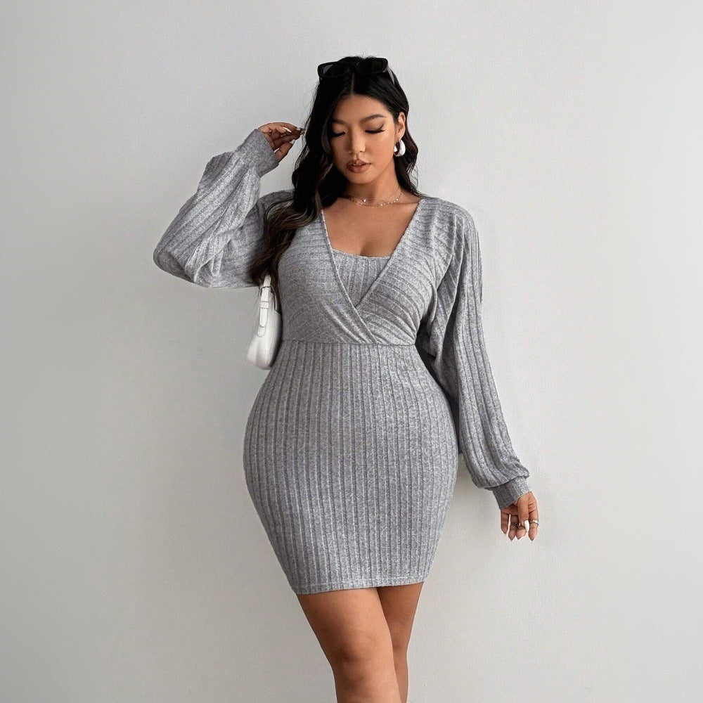 Women's Solid Color Fake Two Pieces Leisure Slimming Skirt