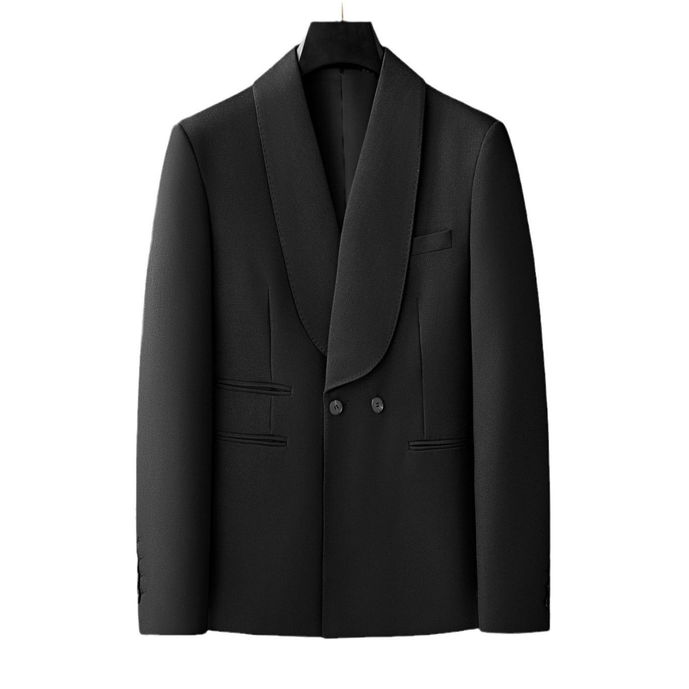 Enkel Afslappet Slank Engelsk Stil Enkeltradet Lille Blazer