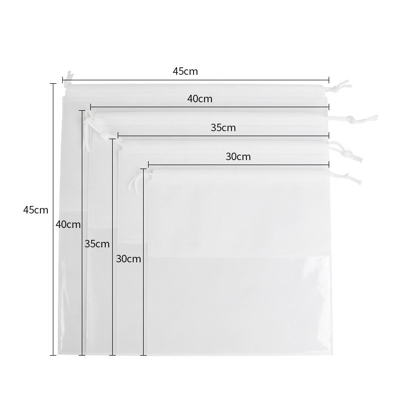 Blank Dustproof Storage Non-woven Bag With Moisture-proof Bag