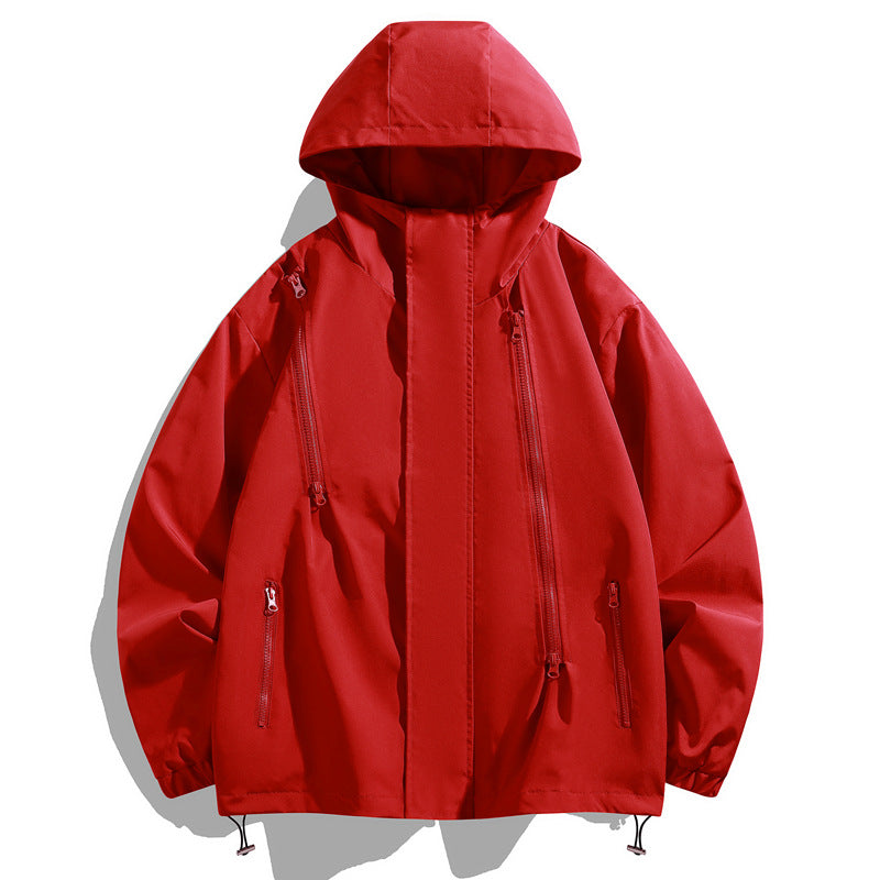 Outdoor Shell Jacket Hong Kong Style Coats