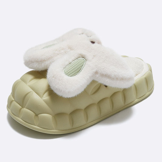 Cute Cartoon Bunny Couple Household Indoor Removable And Washable Slippers