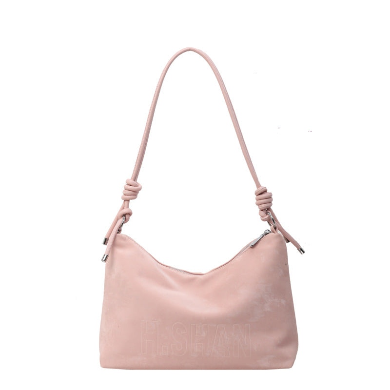 Efterår og vinter crossbody stor kapacitet spandtaske mode all-match høj sans