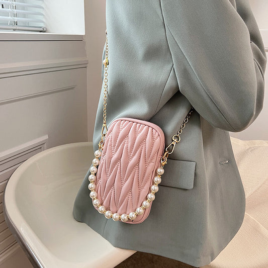 Female Summer New High-grade Mini Chain Crossbody Bag