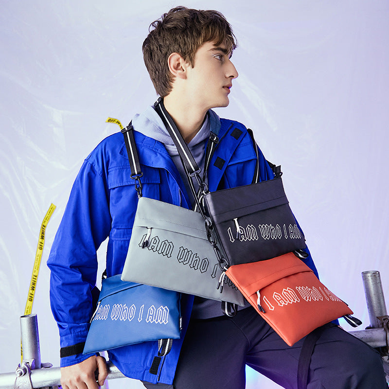 Men's Street Fashion Trendy Fashion Water Repellent Shoulder Bag