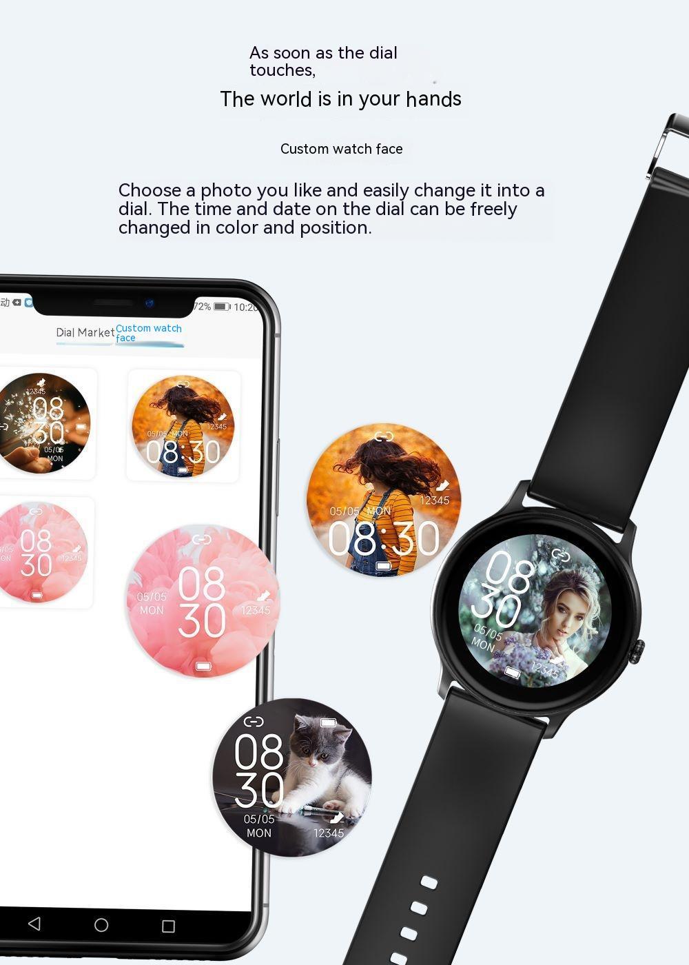 Blood Pressure Health Smart Watch 128-inch
