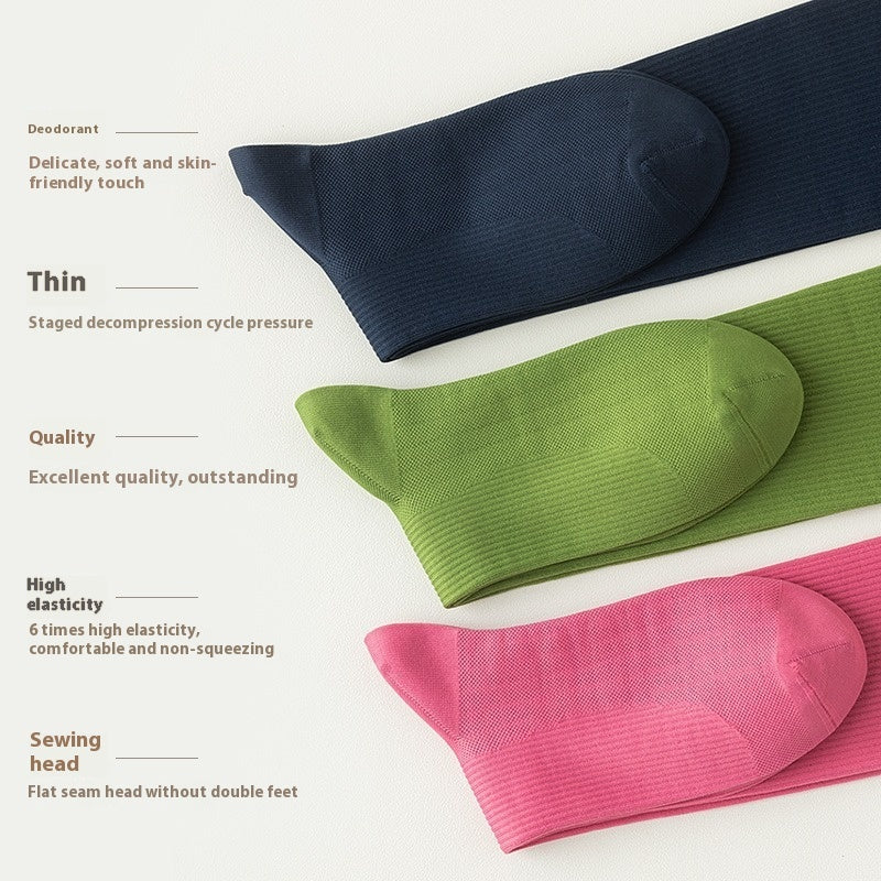Compression Stockings Exercise Compression Calf Fitness Long Tube Yoga Socks