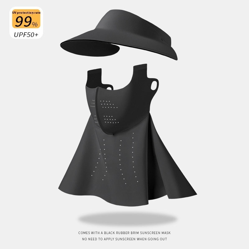 Top Sun Hat Women's UV Protection Summer Face Mask Face Mask
