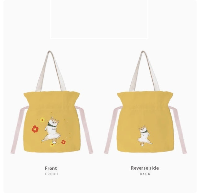 Creative All-match Shiba Inu Series Canvas Bag