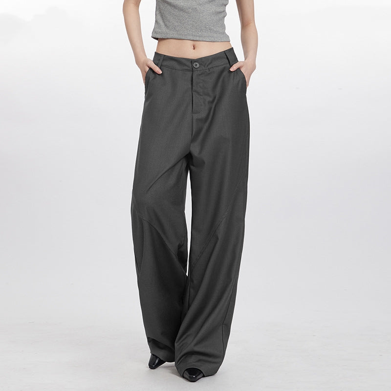 European And American Retro Design Drape Wide-leg Casual Pants